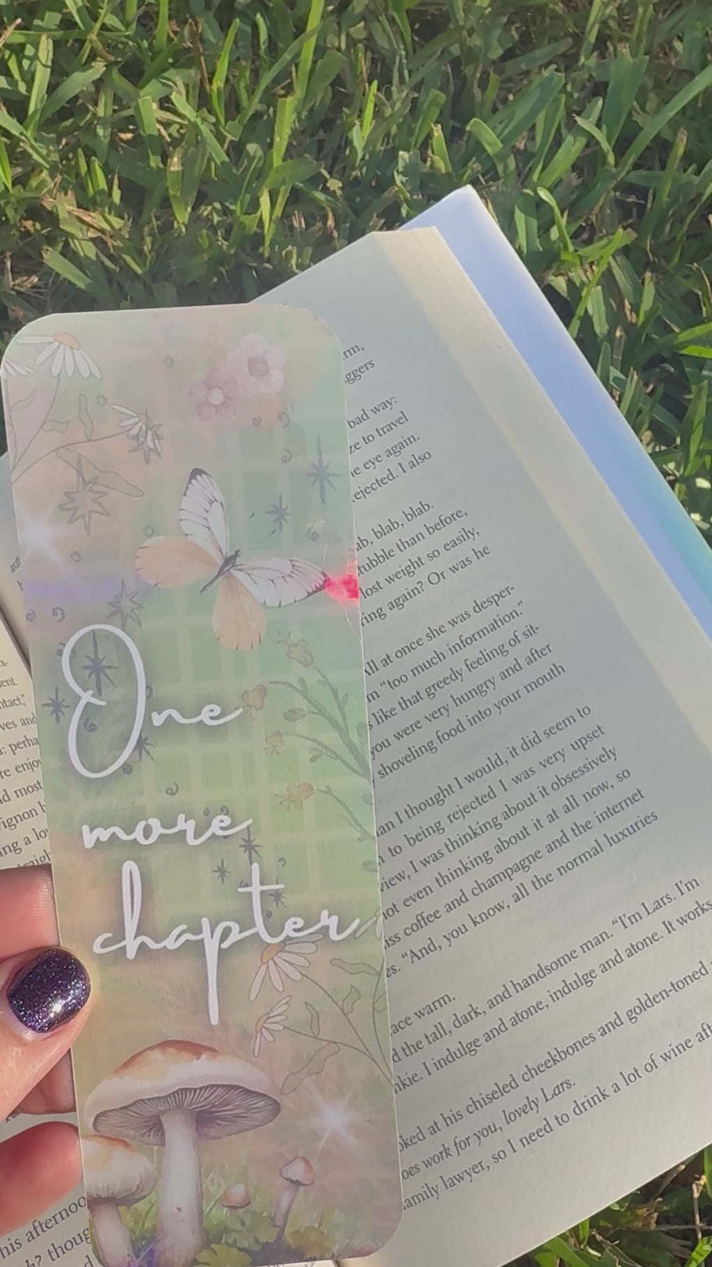 Holographic Butterfly Chapter Bookmark